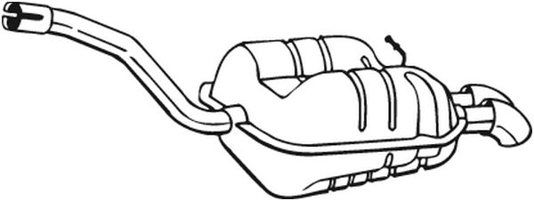 End Silencer - 233-547 BOSAL
