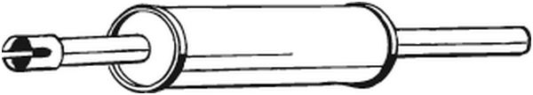 Front Silencer - 233-303 BOSAL