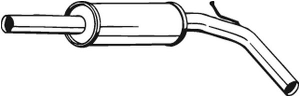 Middle Silencer - 233-323 BOSAL