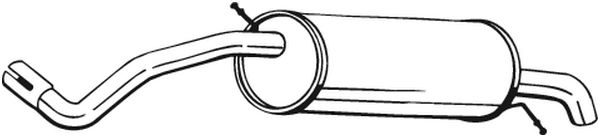 End Silencer - 233-347 BOSAL