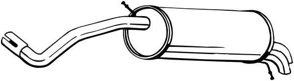 End Silencer - 220-035 BOSAL