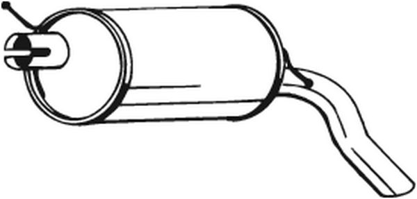 End Silencer - 233-387 BOSAL