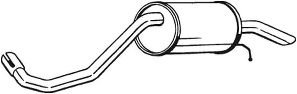 End Silencer - 233-417 BOSAL