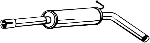 Middle Silencer - 233-477 BOSAL