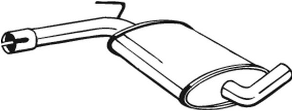 Silenziatore centrale - 233-481 BOSAL