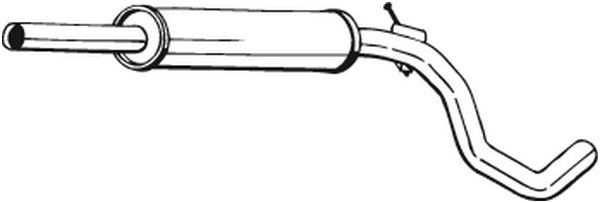 Silenziatore centrale - 233-603 BOSAL