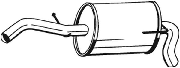 End Silencer - 233-607 BOSAL
