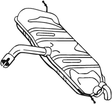 End Silencer - 233-807 BOSAL