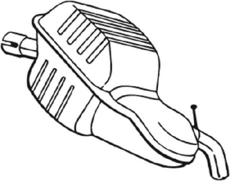 End Silencer - 235-139 BOSAL