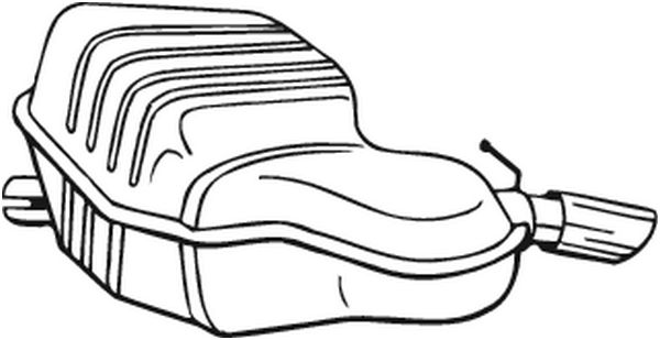 galinis duslintuvas - 235-149 BOSAL