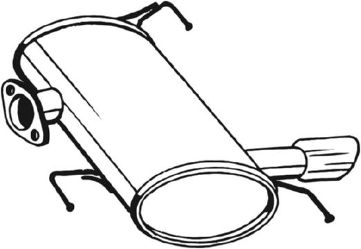galinis duslintuvas - 247-009 BOSAL