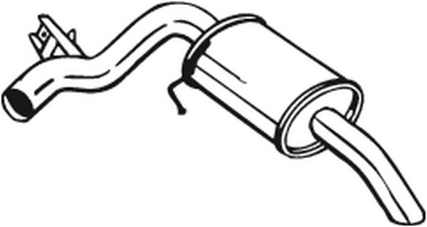 End Silencer - 247-013 BOSAL