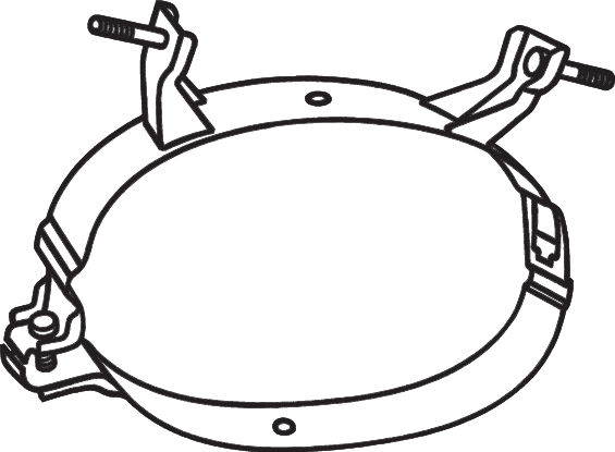 Supporto, Imp. gas scarico - 251-016 BOSAL