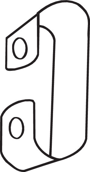 Holder, exhaust system - 251-235 BOSAL