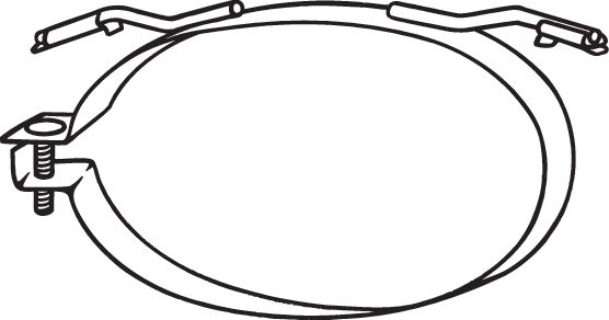 Holder, exhaust system - 251-970 BOSAL