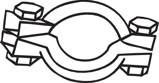 Clamp, exhaust system - 254-920 BOSAL