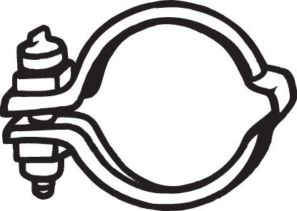 Клемма, система выпуска - 254-030 BOSAL