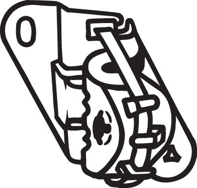 Rubber Strip, exhaust system - 255-172 BOSAL