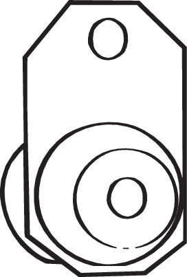 Rubber Strip, exhaust system - 255-257 BOSAL