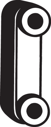 Rubber Strip, exhaust system - 255-193 BOSAL