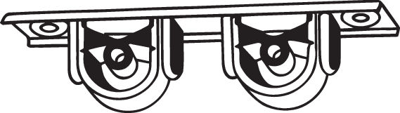Rubber Strip, exhaust system - 255-503 BOSAL