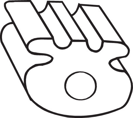 Rubber Strip, exhaust system - 255-837 BOSAL