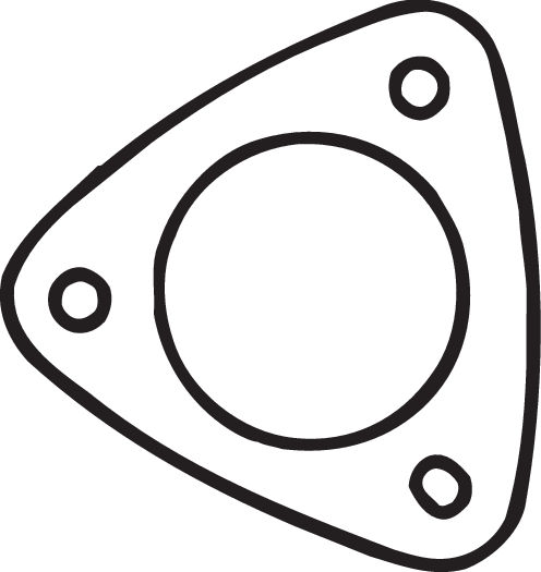 Gasket, exhaust pipe - 256-153 BOSAL