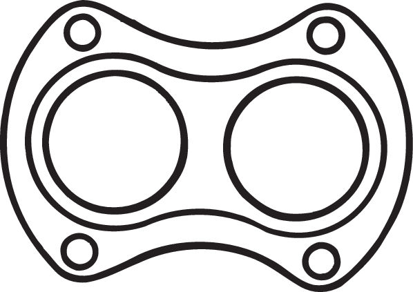 Gasket, exhaust pipe - 256-418 BOSAL