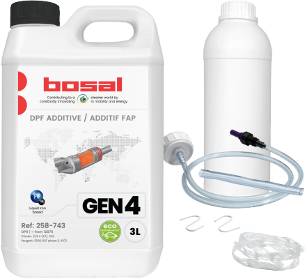 priedas, suodžių / dalelių filtro regeneracija - 258-743 BOSAL