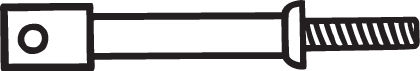 Schraube, Abgasanlage - 258-788 BOSAL