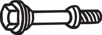 Bolt, exhaust system - 258-943 BOSAL