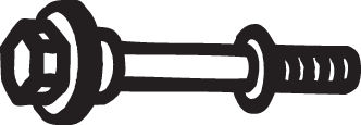 Bolt, exhaust system - 258-944 BOSAL