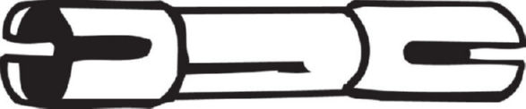 Pipe Connector, exhaust system - 265-813 BOSAL