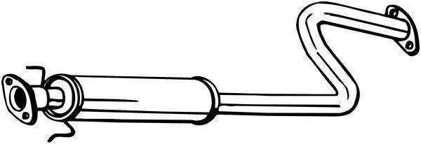 Middle Silencer - 278-111 BOSAL