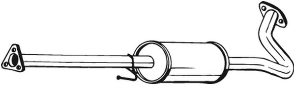 Middle Silencer - 278-127 BOSAL