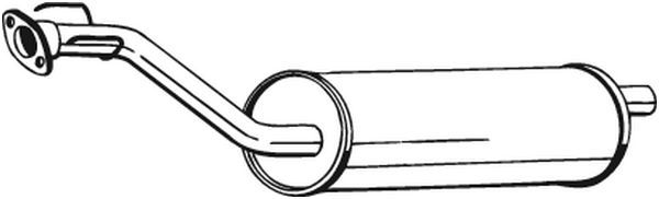 Middle Silencer - 278-135 BOSAL