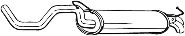End Silencer - 278-145 BOSAL