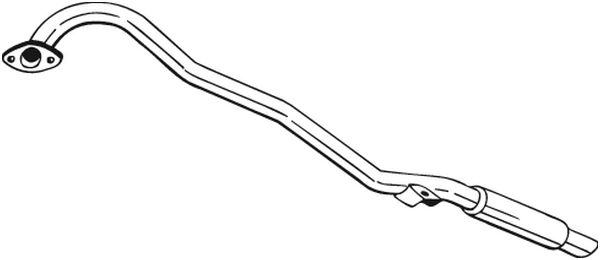 Silenziatore posteriore - 278-551 BOSAL