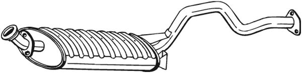 Silenziatore centrale - 278-557 BOSAL