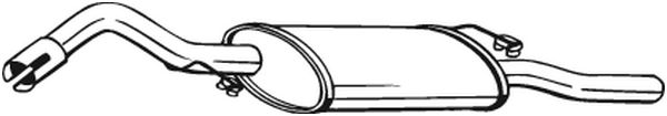 End Silencer - 278-581 BOSAL
