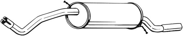 End Silencer - 278-801 BOSAL