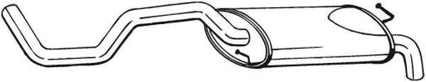 End Silencer - 278-853 BOSAL
