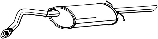 End Silencer - 278-875 BOSAL