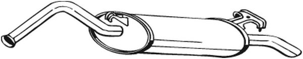 Silenziatore posteriore - 278-975 BOSAL