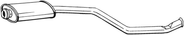 Silenziatore centrale - 279-095 BOSAL