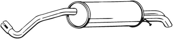 galinis duslintuvas - 279-299 BOSAL