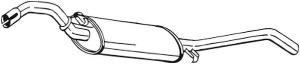 End Silencer - 279-385 BOSAL
