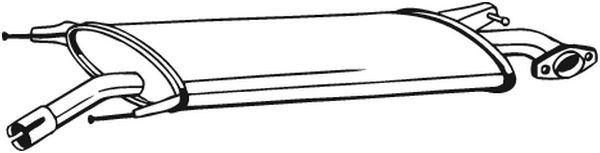 Middle Silencer - 279-445 BOSAL