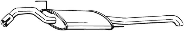 End Silencer - 279-461 BOSAL