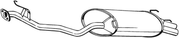 End Silencer - 279-513 BOSAL